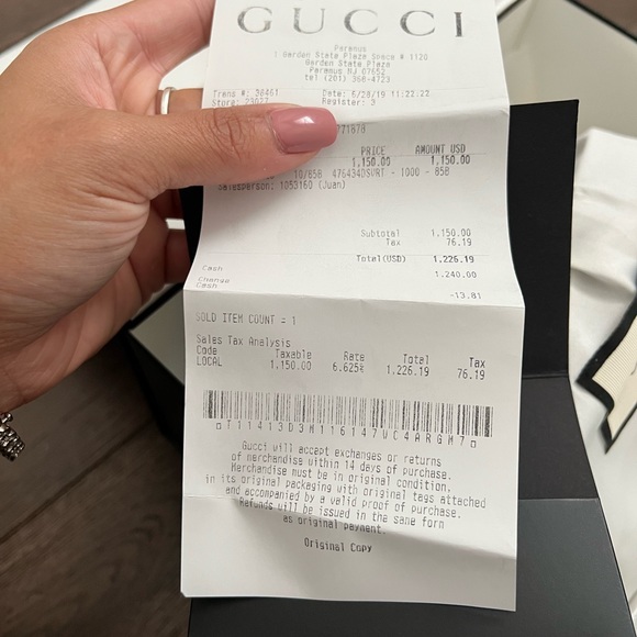 Calfskin Matelasse GG Marmont Belt Bag Black - Picture 12 of 12